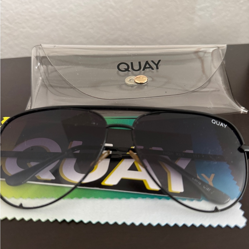 Quay high twist aviator sunglasses